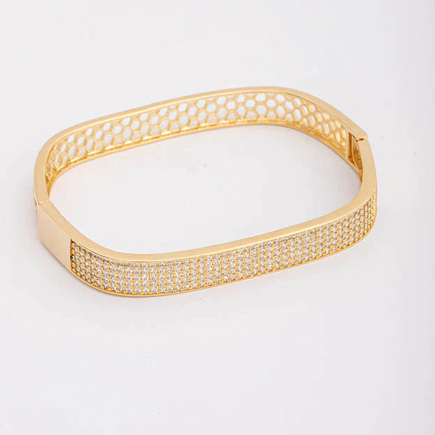 Bracelete banhado em ouro 18k Realeza