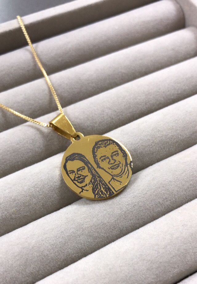 Colar Gravado a Laser